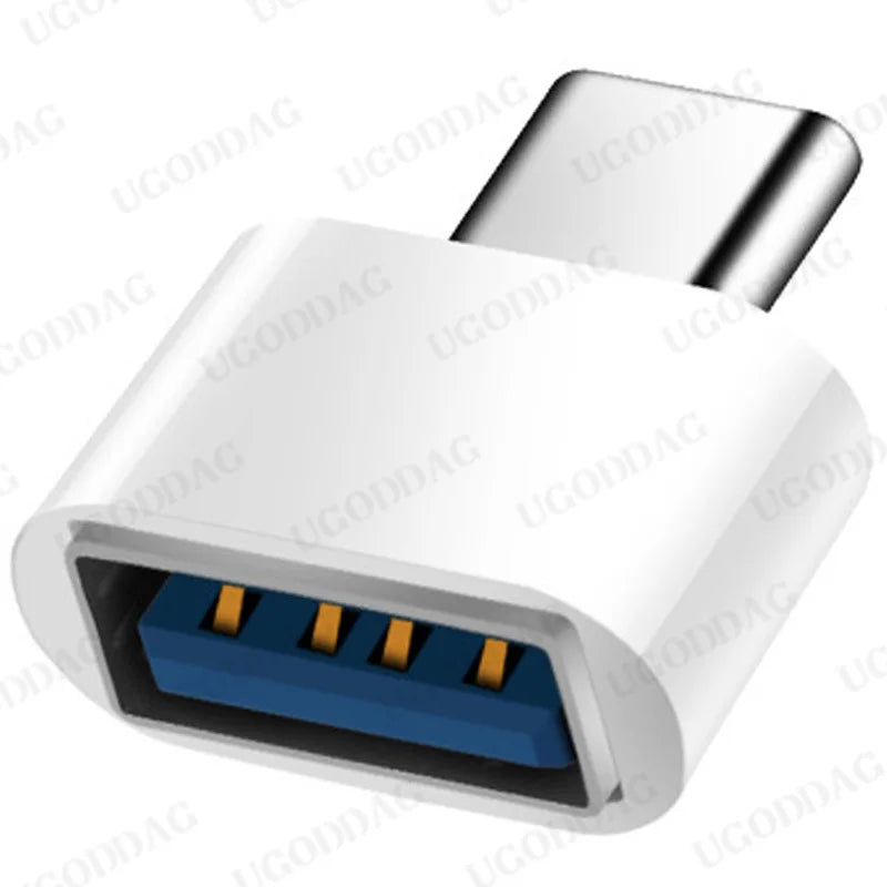 1/5 PCS New Universal Type-C to USB 2.0 OTG Adapter Connector for Mobile Phone USB2.0 Type C OTG Cable Adapter