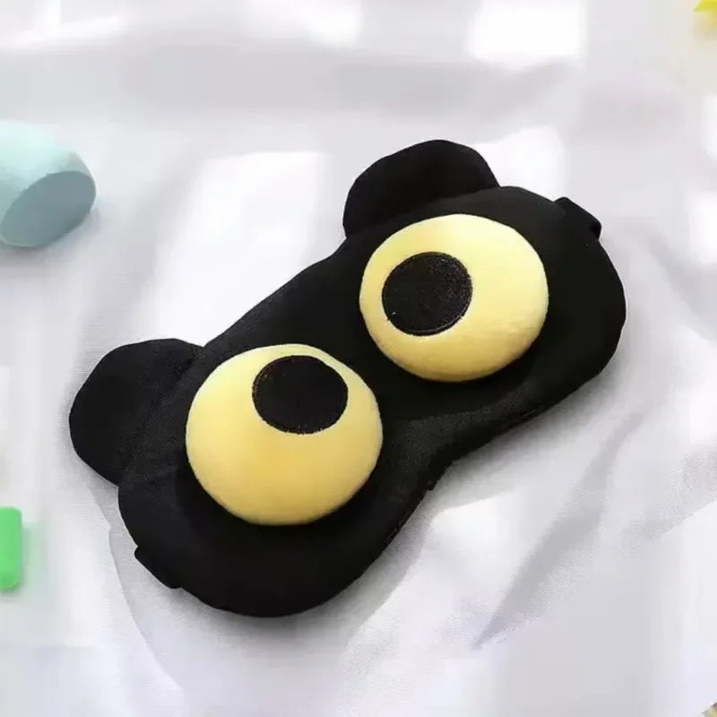 Cute eye masks, creative sleep eye masks, light-blocking midday rest eye masks, and eye fatigue relief eye masks