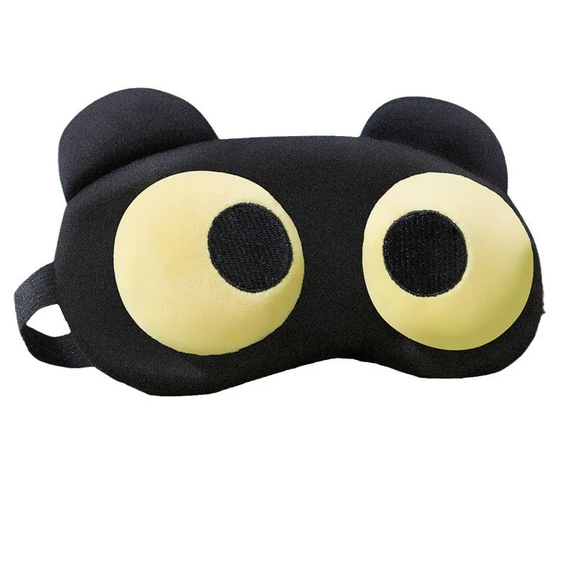 Cute Eye Mask Sleep Soothing Eye Fatigue Warm Compress Wear Comfortable Children And Students Eye Masks