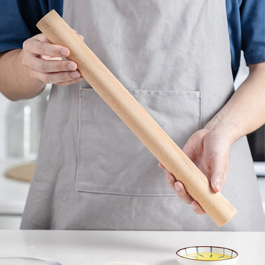 1pc High-quality Beech Wood Rolling Pin - Durable & Smooth Surface - For Baking & Pastry - Suitable for Home Bakers - Great Gift for Cooking Enthusiasts