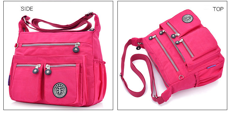 Women's Single Shoulder Crossbody Bag Lightweight Nylon Cloth Bag Casual Women's Bag