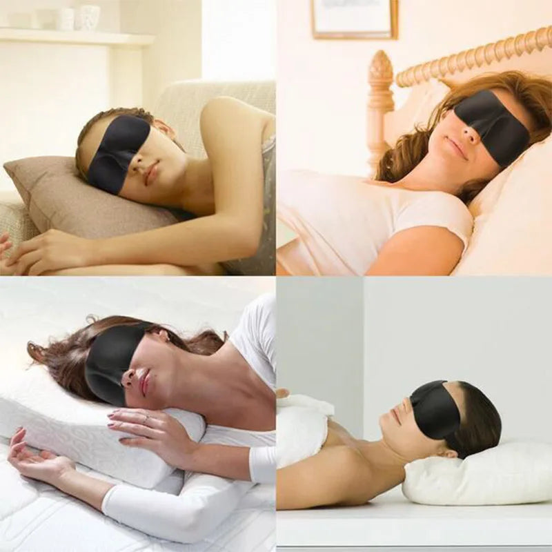 Eye Mask for Sleeping 3D Contoured Cup Sleep Mask Blindfold Concave Molded Night Sleep Mask Block Out Light with Women Men