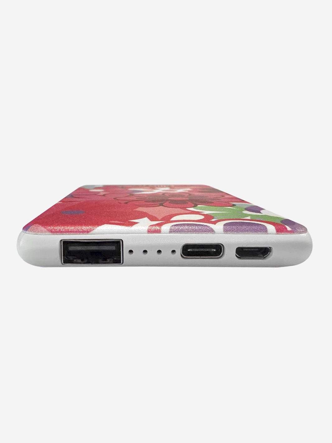 Groovy Floral Power Bank (USB-A + USB-C Ports)
