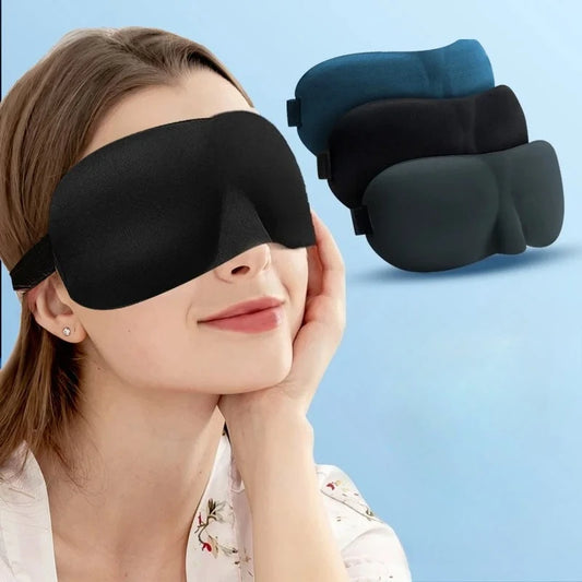 Eye Mask for Sleeping 3D Contoured Cup Blindfold Concave Molded Night Sleep Face Masks Block Out Light with Women Men Eyepatch