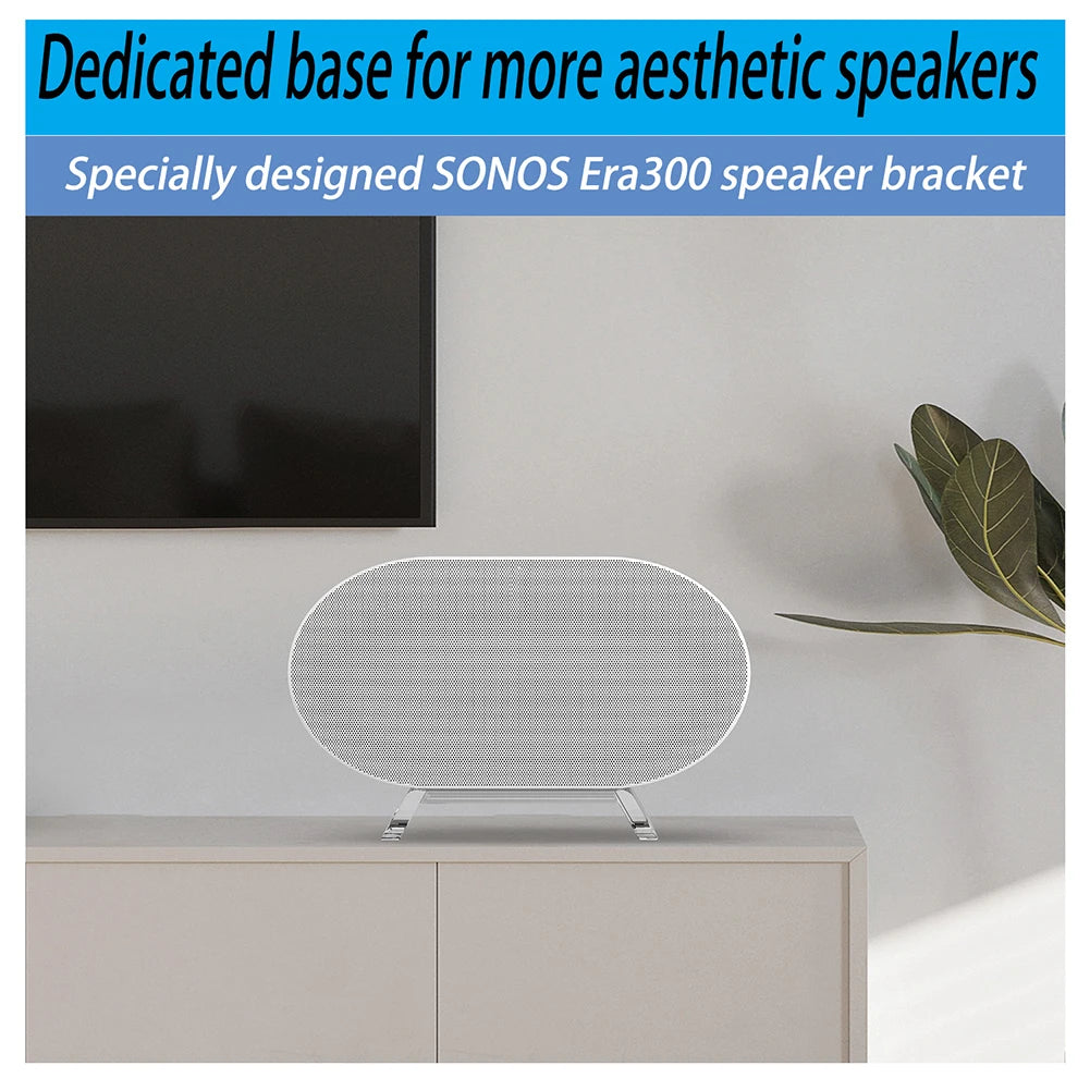 Acrylic Wall Mount Holder Stand For Sonos Era 300 Mini Speaker Stand without Drilling Durable Display Floating Holder Home Decor