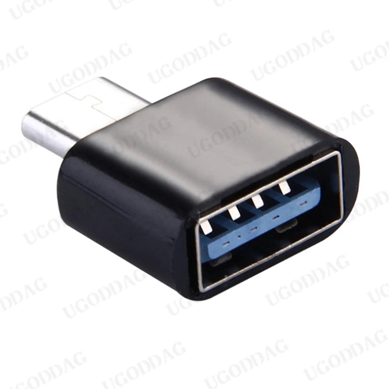 1/5 PCS New Universal Type-C to USB 2.0 OTG Adapter Connector for Mobile Phone USB2.0 Type C OTG Cable Adapter