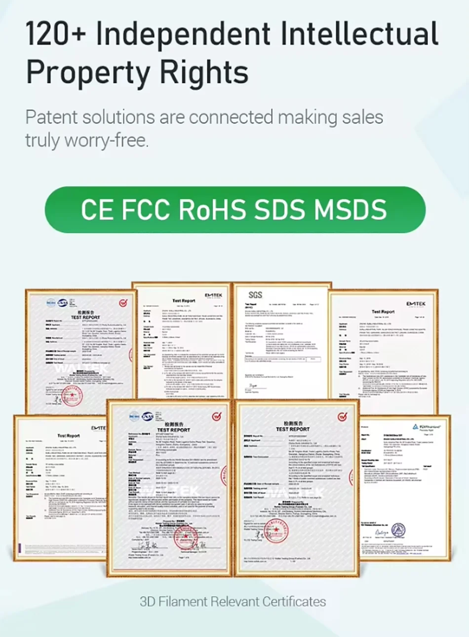 JAYO ASA / ABS / Easy ABS Filament 1.75mm 1KG 3D Filament Low Printing Temperature ABS 3D Printer Filament Excellent Resistance
