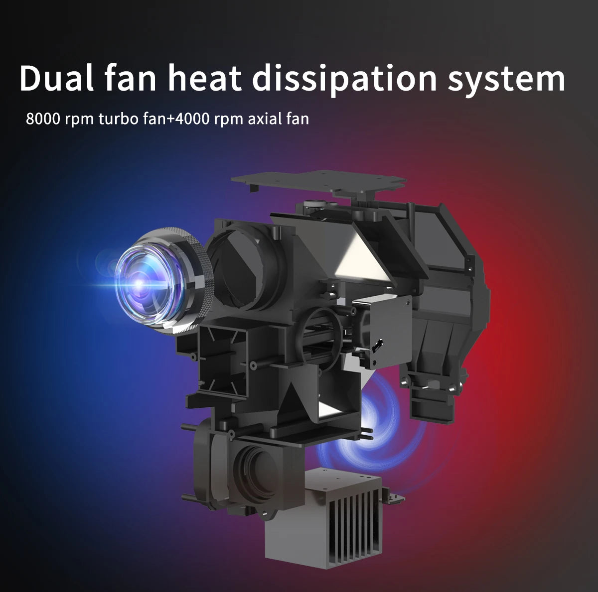 Smart Projector WIFI Mini Portable Home Theater Mobile Phone Same Screen Projector Support 4K LED Home Video Projector &Speaker