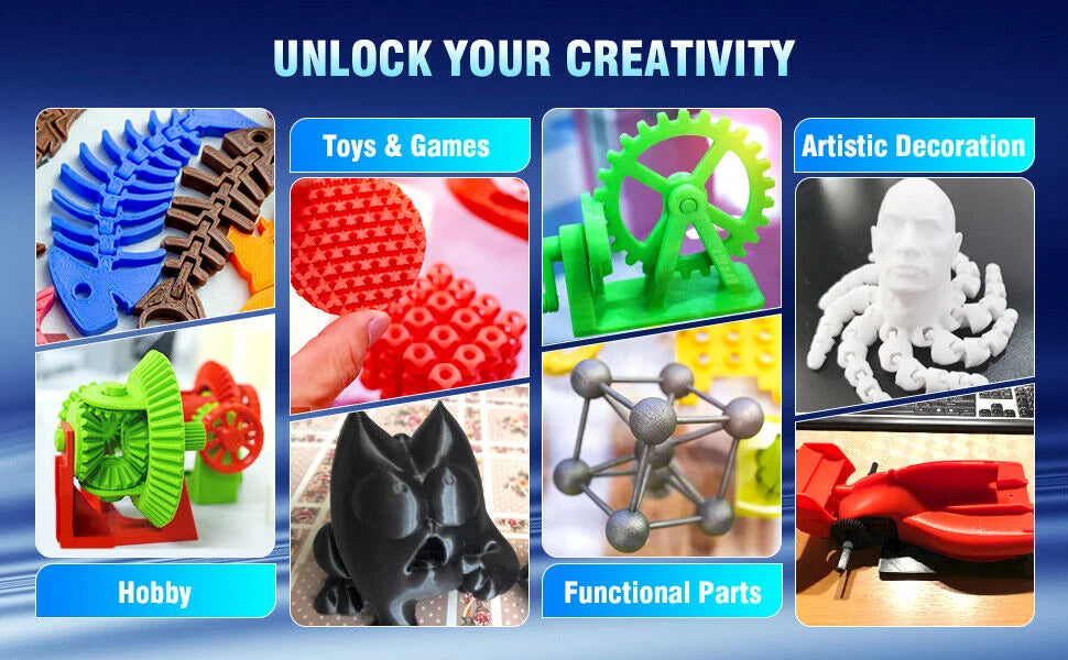 JAYO 2Roll PETG/PETG Clear 3D Printer Filament 1.75 ±0.02mm 1.1kg/roll High Toughness Neatly Wound Filament Fit Most FDM Printer