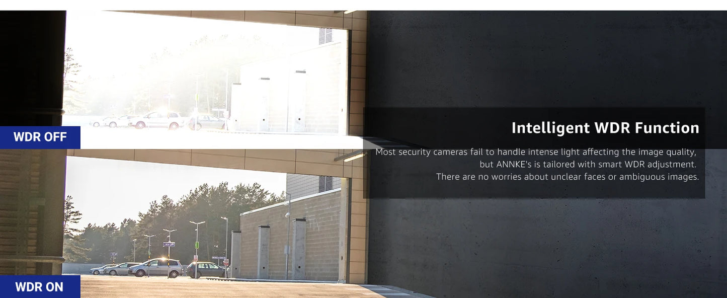 Annke 180° Panoramic Security Camera 265+ 6MP Dual Lens 2.8MM IP Camera POE CCTV Video Surveillance Outdoor Audio Warning Alarm