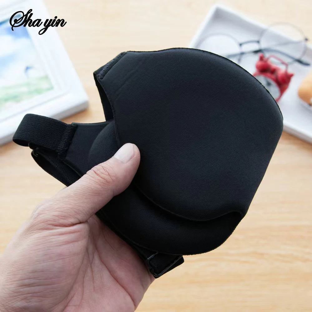 3D Eye Mask Adjustable Suitable for Men and Women with No Pressure on the Eyes Breathable and Light Blocking Eye Mask Black