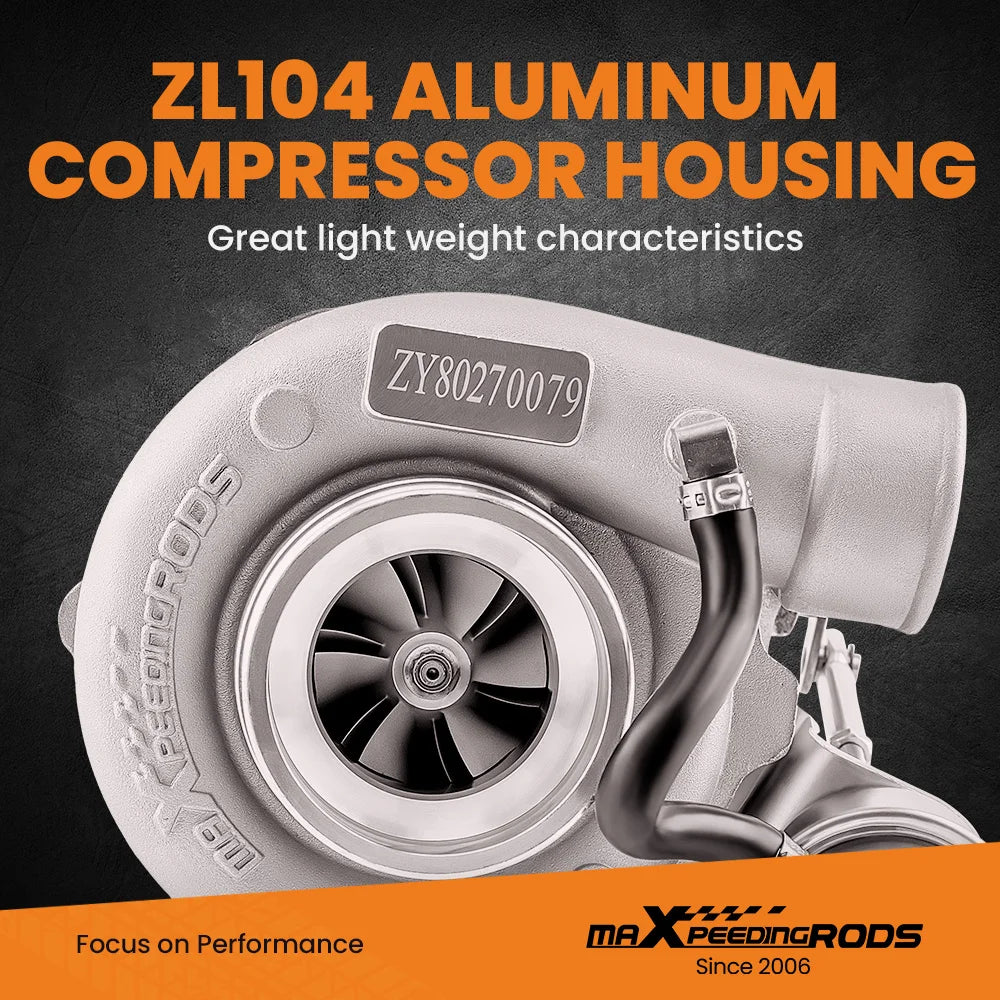 T25 T28 GT25 GT28 GT2871 GT2860 A/R .64 Universal Turbo Charger for 1.5-2.0L Billet Turbocharger Turbine Up to 400HP