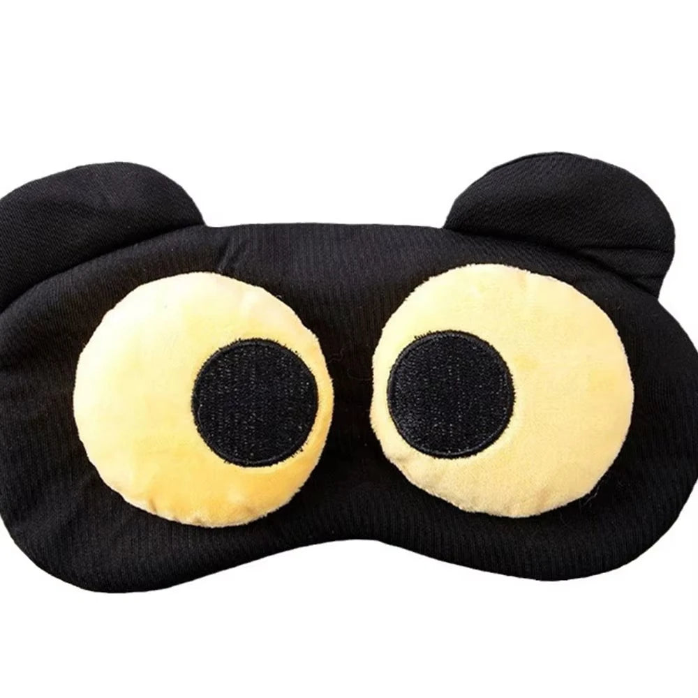 Cute Eye Mask for Sleep Cover Breathable Soothing Eye Fatigue Warm Compress Wear Comfortable Children And Students Blindfold Eye