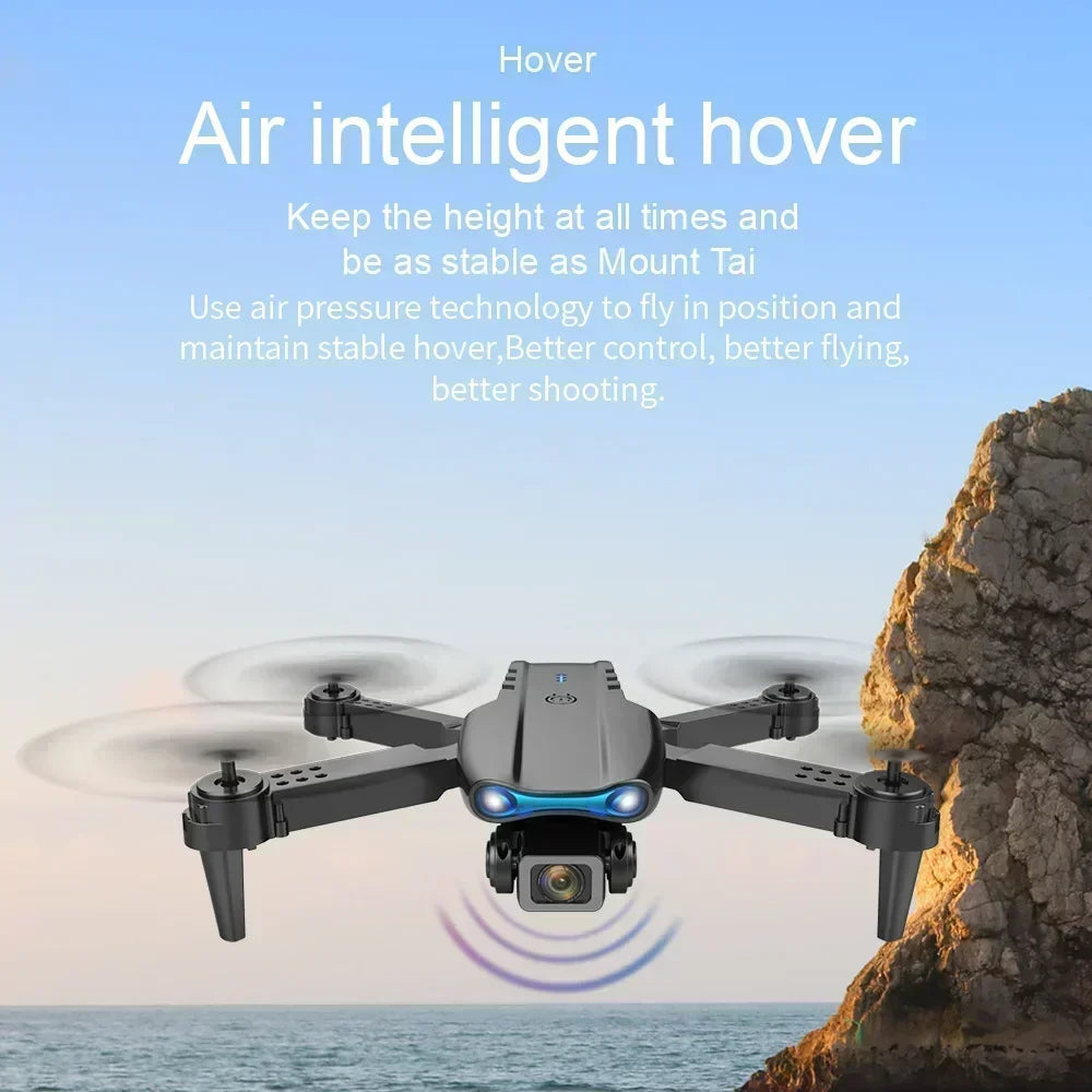 New E99Pro RC Drone 4K Professional With Wide Angle Dual HD Camera Foldable RC Helicopter 5G WIFI FPV Height Hold Apron Sell