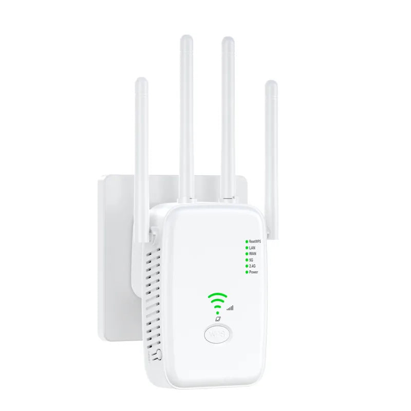 1200Mbps Wireless WiFi Repeater Signal Amplifier Router 2.4G 5G Dual-Band Extender 802.11ac Gigabit WiFi Repeater WIFI Booster