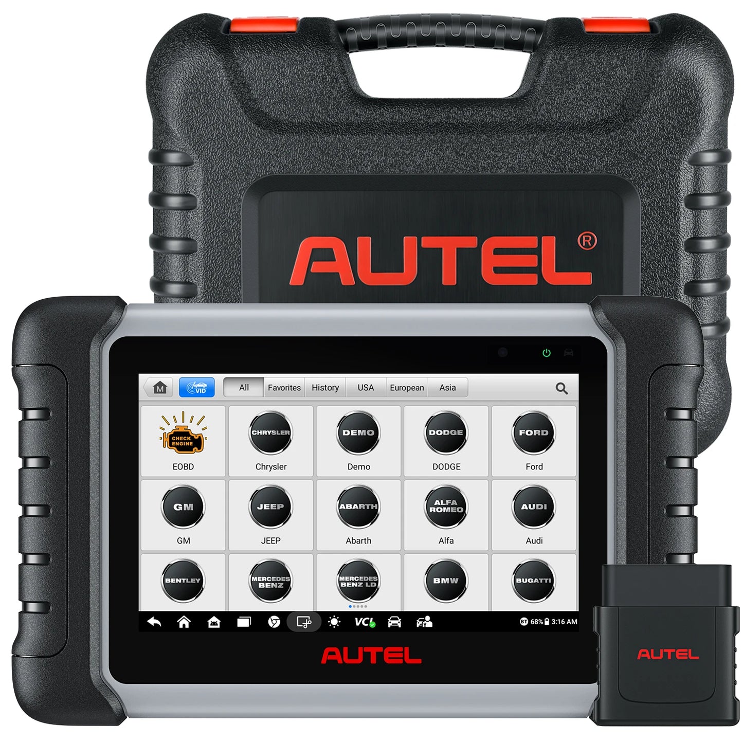 Autel MaxiCOM MK808BT PRO Car Diagnostic Tools OBD2 Scanner Code Reader All System Diagnosis PK MK808 MK808S