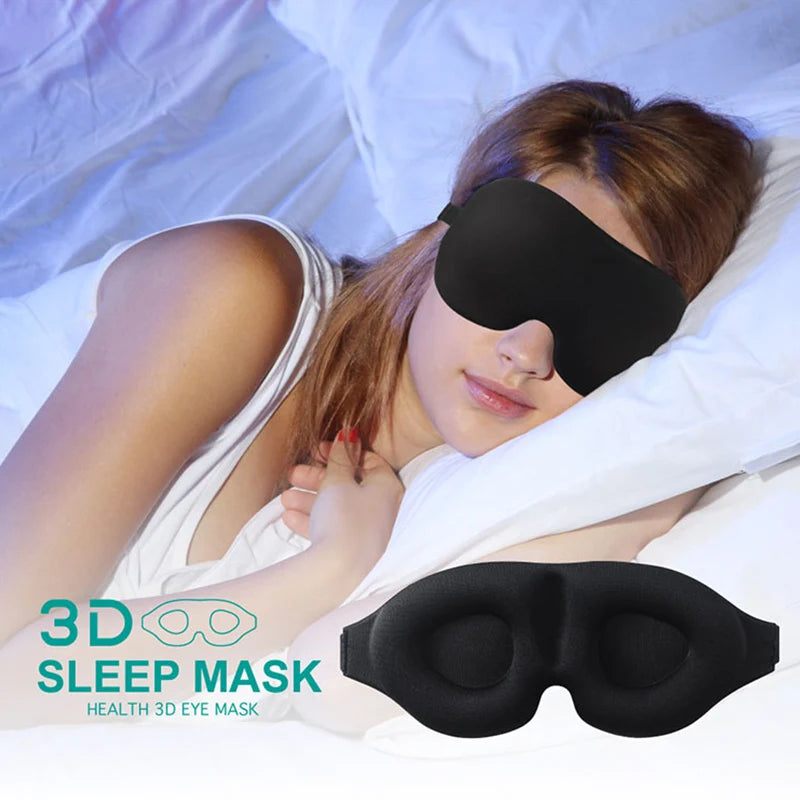 Eye Mask for Sleeping 3D Contoured Cup Sleep Mask Blindfold Concave Molded Night Sleep Mask Block Out Light with Women Men