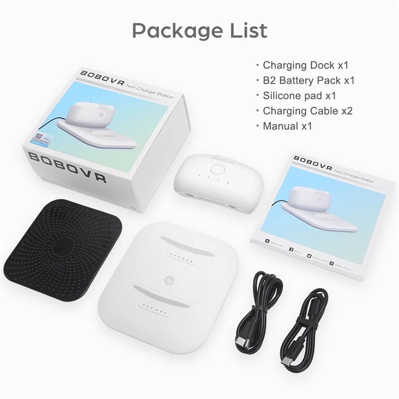 BOBOVR M2 Pro Battery Head Strap Compatible with Oculus Quest 2 Elite Halo Strap 5200mAh Battery for Meta Quest2 VR Accessories