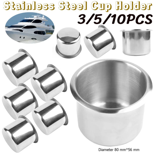3/5/10PCS Cup Drinking Holder Practical Cup Holder Drink Rack Support Accessories for Marine Boat Yacht Car Truck Camper