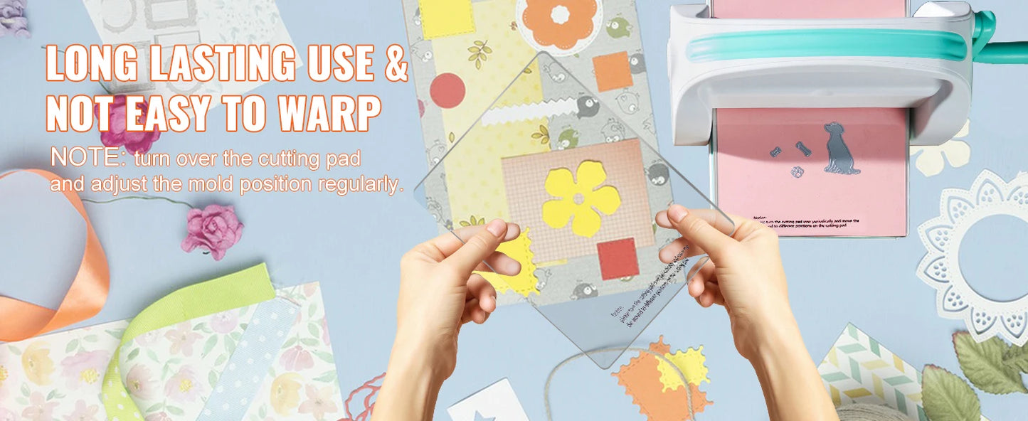 SucceBuy 6/9in Manual Die Cutting Embossing Machine Mini Opening Scrapbooking Handmake Tools for DIY Art Craft Card Decorations