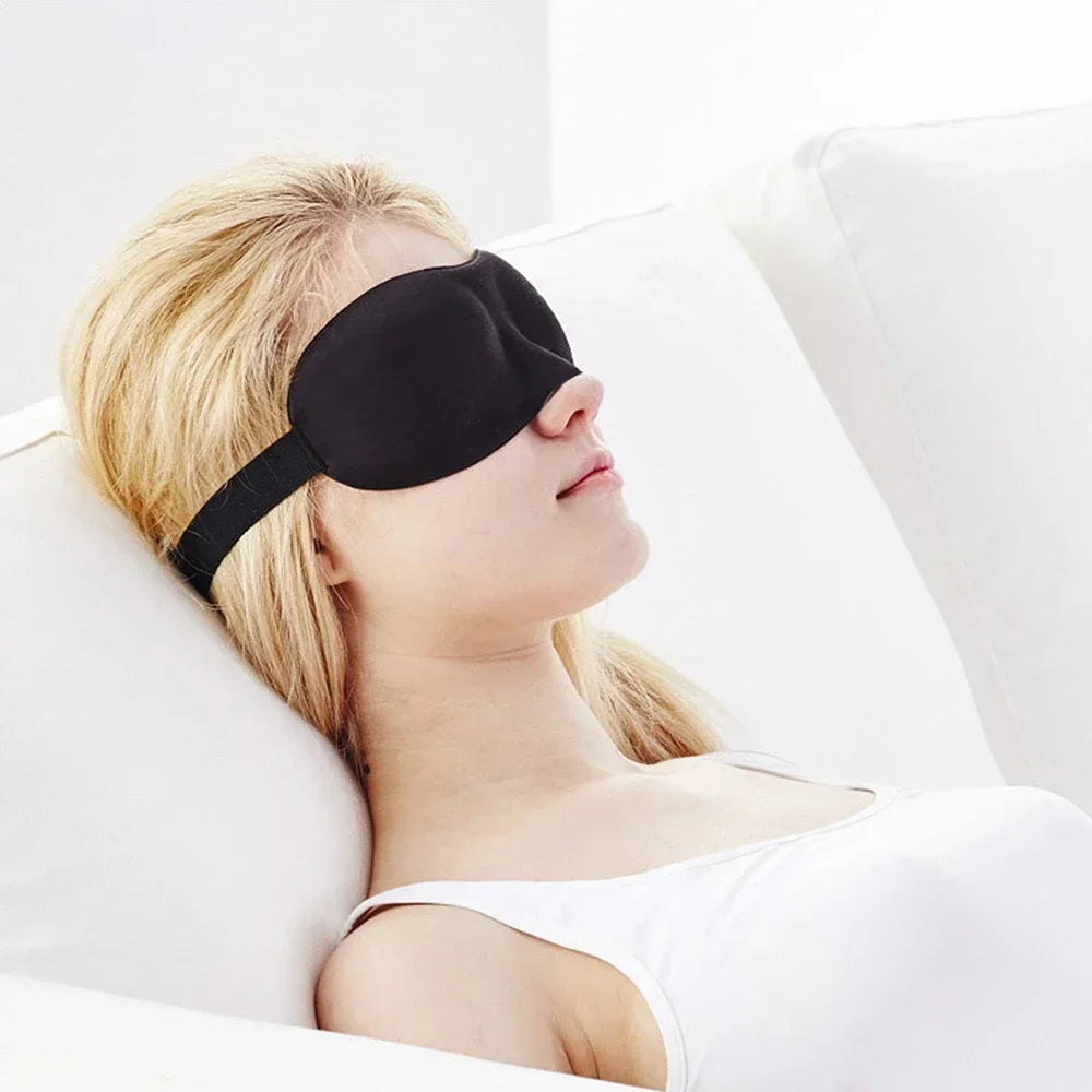 Eye Mask for Sleeping 3D Contoured Cup Blindfold Concave Molded Night Sleep Face Masks Block Out Light with Women Men Eyepatch