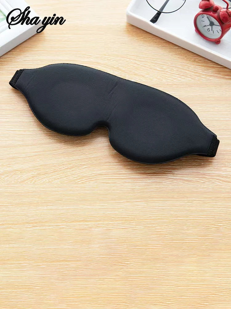 3D Eye Mask Adjustable Suitable for Men and Women with No Pressure on the Eyes Breathable and Light Blocking Eye Mask Black