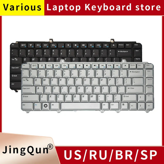 New US/English RU/Russian Laptop Keyboard  For Dell Inspiron 1545 1520 1420 1400 PP41L M1330 M1550 NK750 PP25L PP29L PP22L