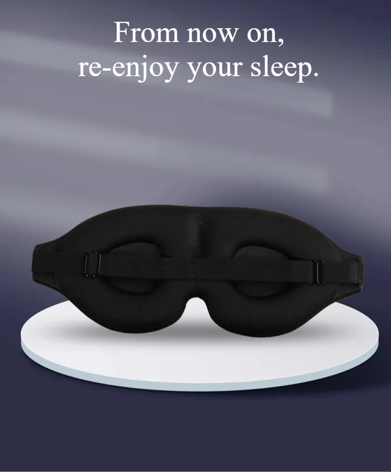 Eye Mask for Sleeping 3D Contoured Cup Blindfold Concave Molded Night Sleep Mask Block Out Light with Women Men  Cute Sleep Mask