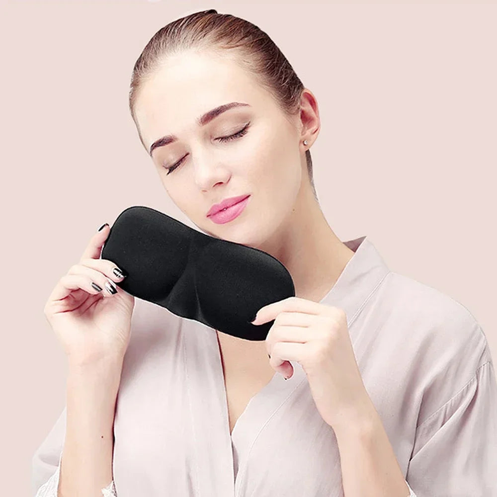 Eye Mask for Sleeping 3D Contoured Cup Blindfold Concave Molded Night Sleep Face Masks Block Out Light with Women Men Eyepatch