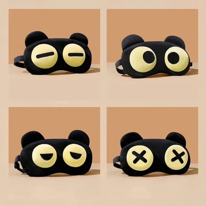 Cute eye masks, creative sleep eye masks, light-blocking midday rest eye masks, and eye fatigue relief eye masks
