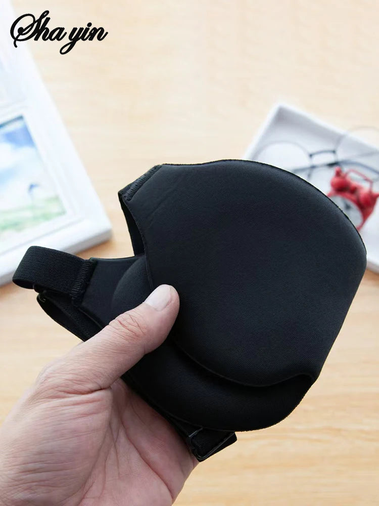 3D Eye Mask Adjustable Suitable for Men and Women with No Pressure on the Eyes Breathable and Light Blocking Eye Mask Black