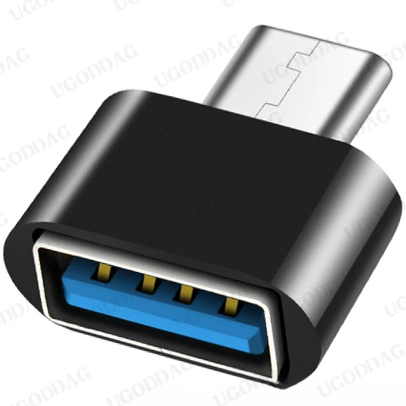 1/5 PCS New Universal Type-C to USB 2.0 OTG Adapter Connector for Mobile Phone USB2.0 Type C OTG Cable Adapter