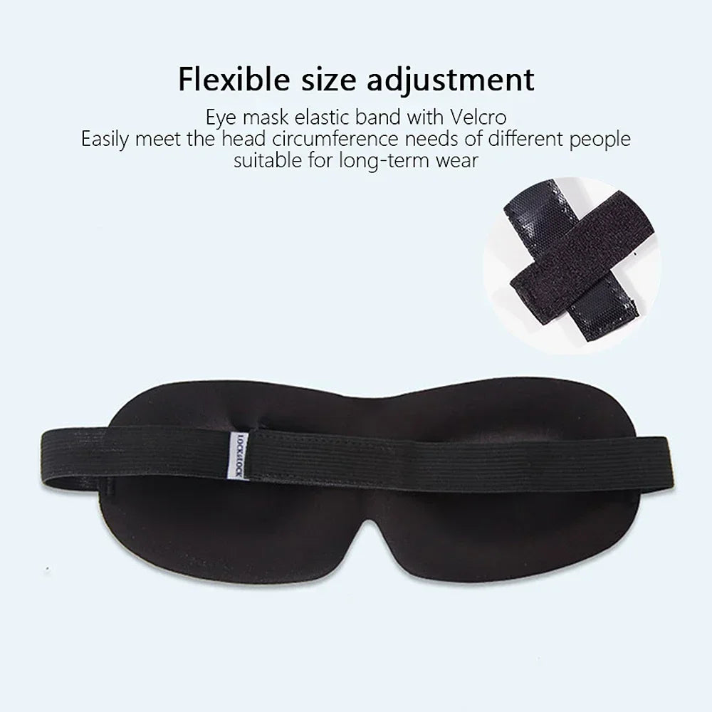 Eye Mask for Sleeping 3D Contoured Cup Blindfold Concave Molded Night Sleep Face Masks Block Out Light with Women Men Eyepatch