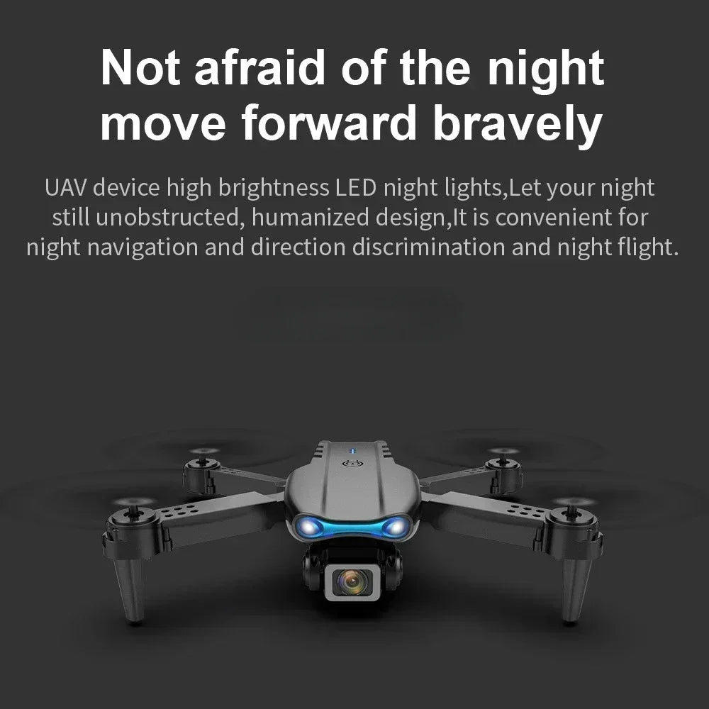 New E99Pro RC Drone 4K Professional With Wide Angle Dual HD Camera Foldable RC Helicopter 5G WIFI FPV Height Hold Apron Sell