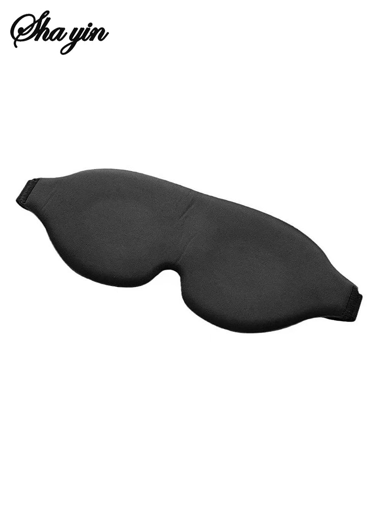 3D Eye Mask Adjustable Suitable for Men and Women with No Pressure on the Eyes Breathable and Light Blocking Eye Mask Black