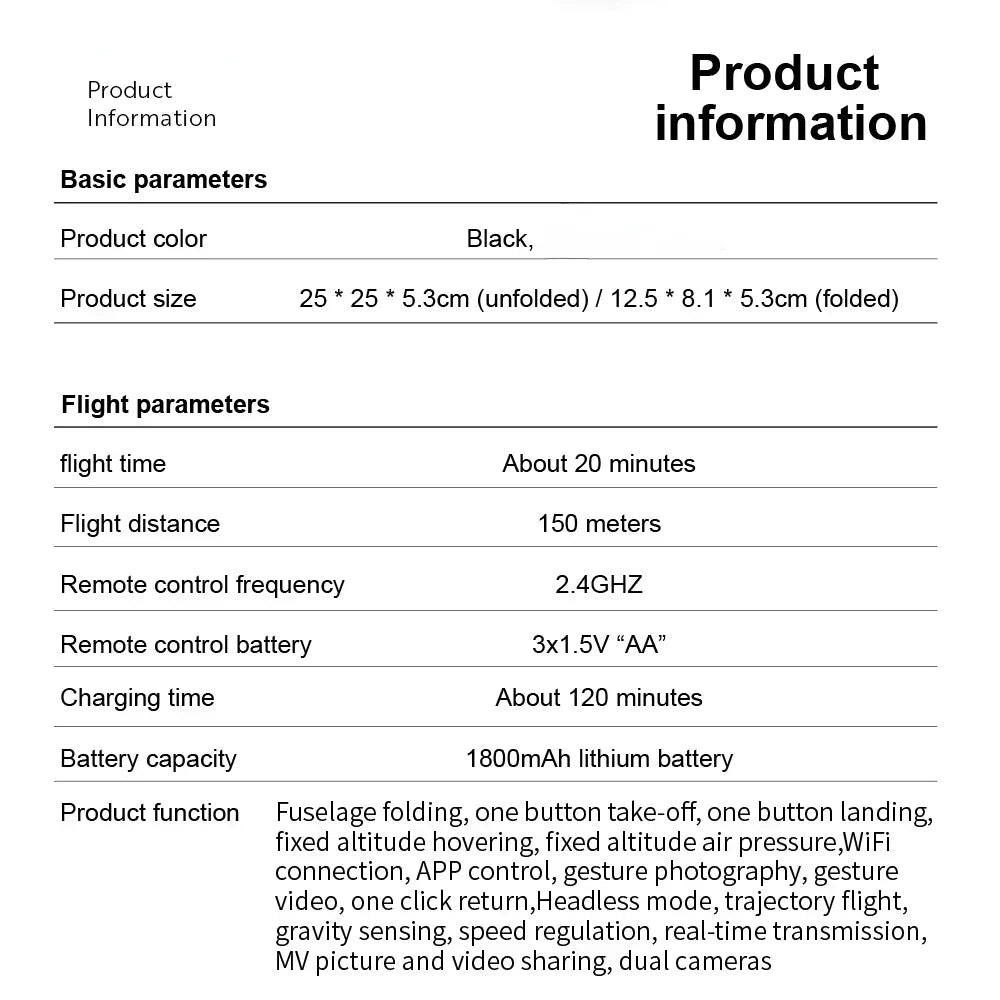 New E99Pro RC Drone 4K Professional With Wide Angle Dual HD Camera Foldable RC Helicopter 5G WIFI FPV Height Hold Apron Sell