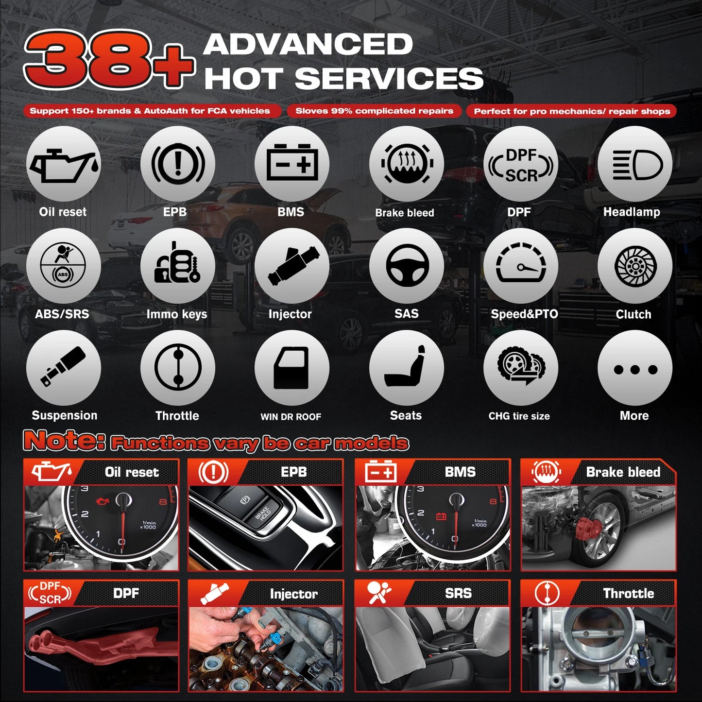 Autel MaxiCOM MK808BT PRO Car Diagnostic Tools OBD2 Scanner Code Reader All System Diagnosis PK MK808 MK808S