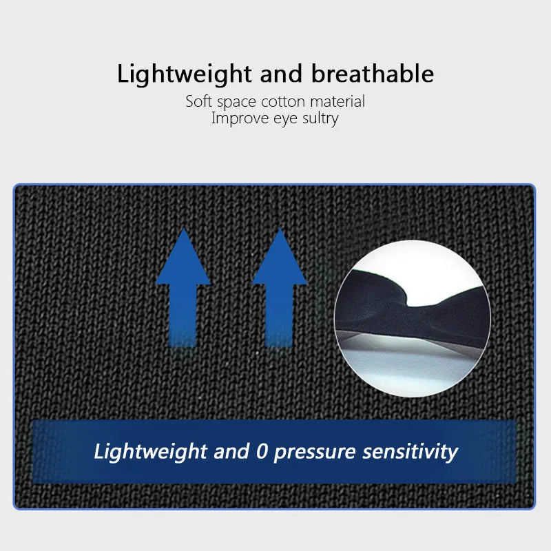 Eye Mask for Sleeping 3D Contoured Cup Sleep Mask Blindfold Concave Molded Night Sleep Mask Block Out Light with Women Men