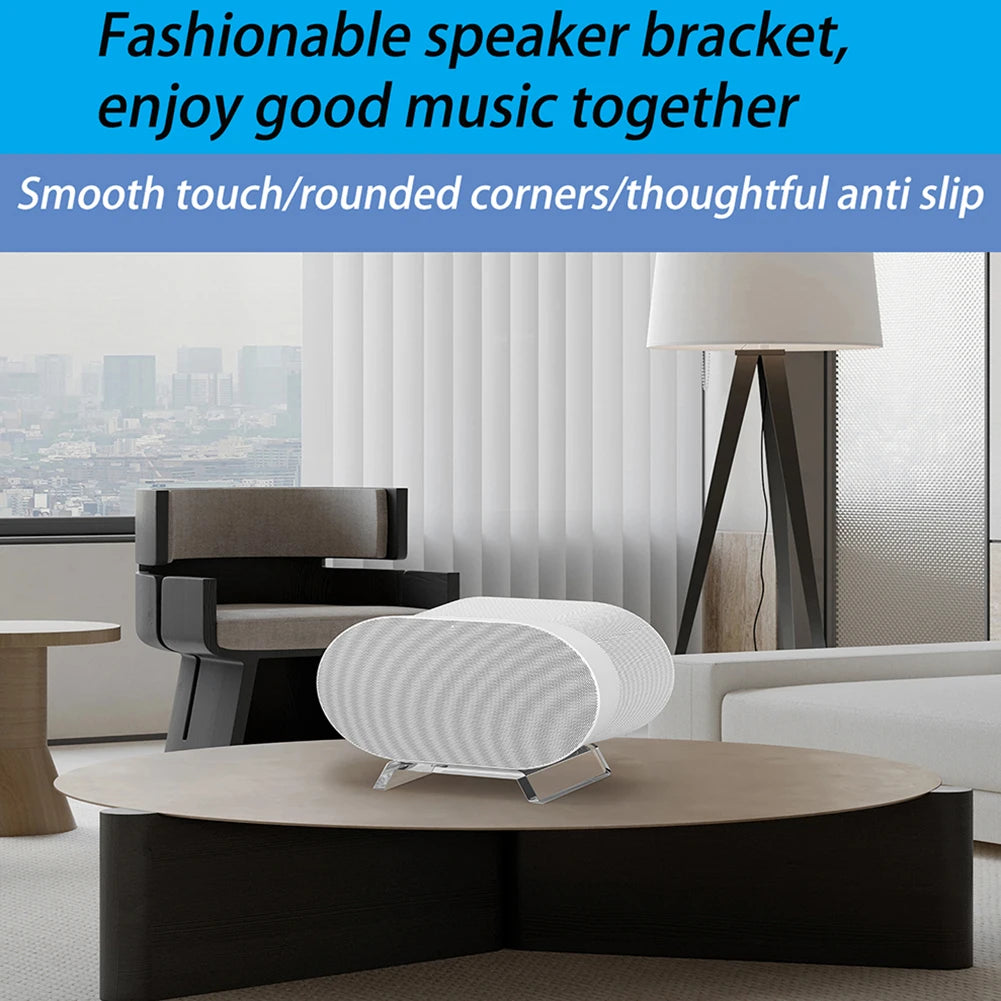 Acrylic Wall Mount Holder Stand For Sonos Era 300 Mini Speaker Stand without Drilling Durable Display Floating Holder Home Decor