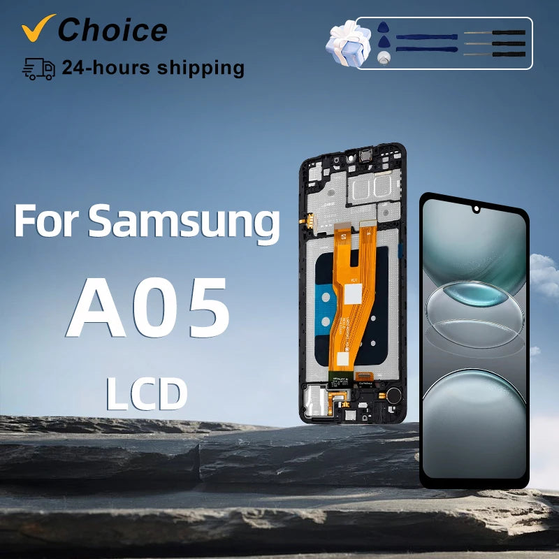 6.7' NEW IPS Display For Samsung Galaxy A05 LCD SM-A055F Touch Screen Digitizer For Samsung A055 Display SM-A055M Assembly Parts