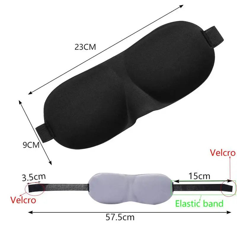 Eye Mask for Sleeping 3D Contoured Cup Sleep Mask Blindfold Concave Molded Night Sleep Mask Block Out Light with Women Men