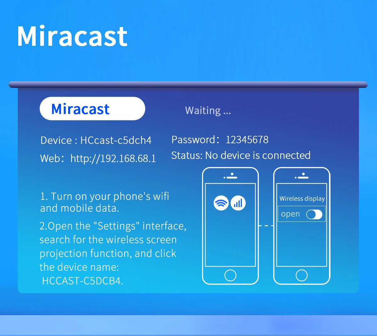 Smart Projector WIFI Mini Portable Home Theater Mobile Phone Same Screen Projector Support 4K LED Home Video Projector &Speaker