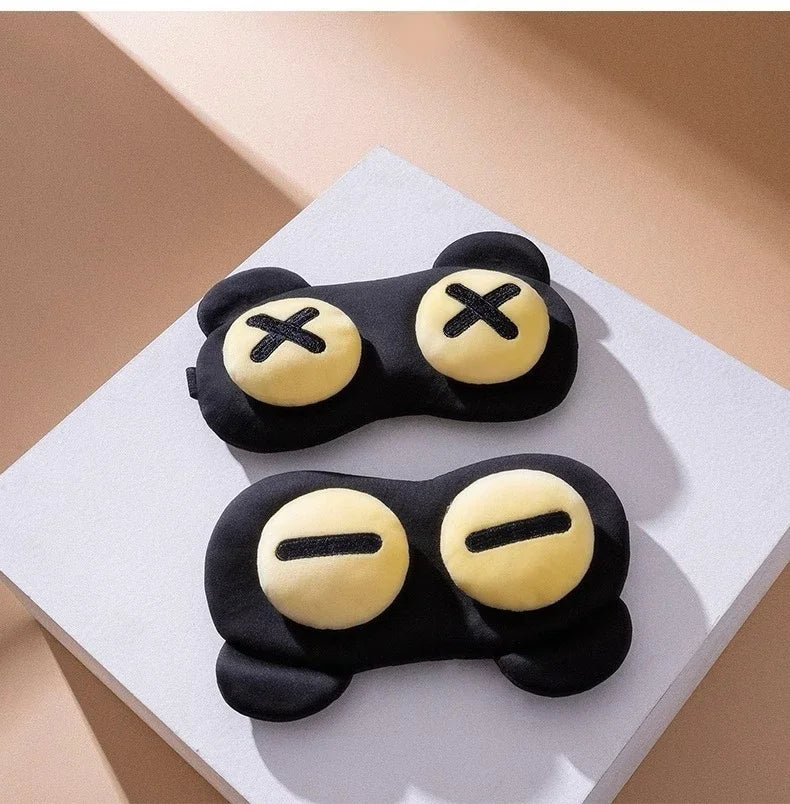 Cute eye masks, creative sleep eye masks, light-blocking midday rest eye masks, and eye fatigue relief eye masks