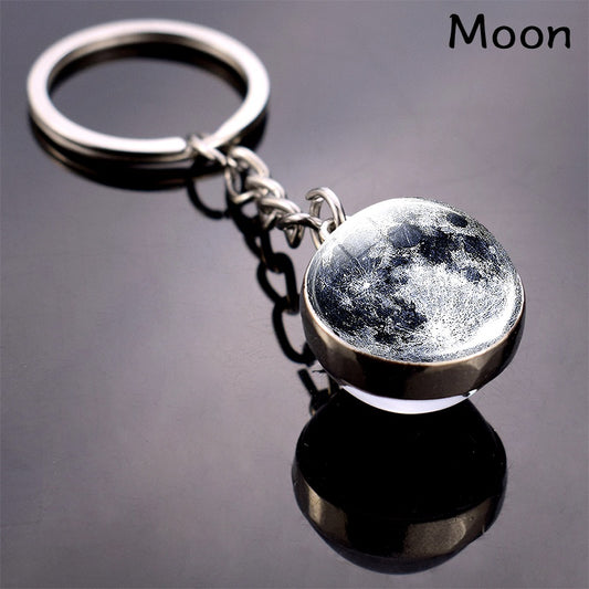 Solar System Eight Planets Keychain