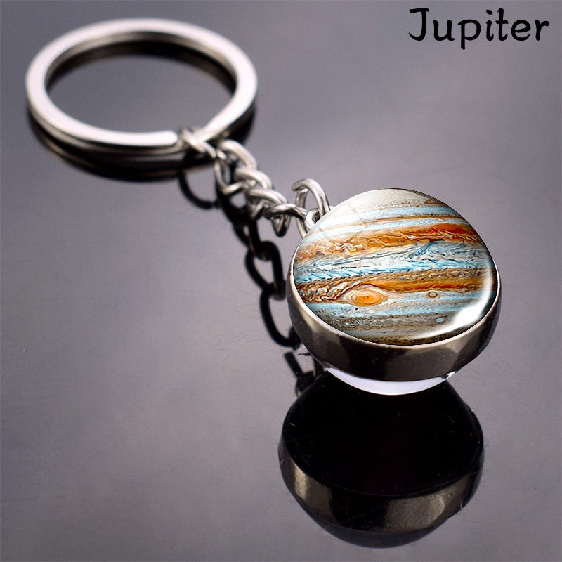 Solar System Eight Planets Keychain