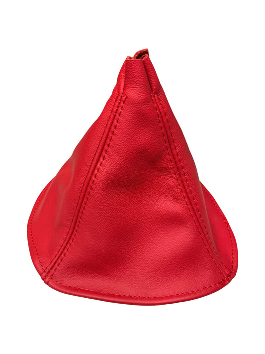 Torch Red & Black Leather Shift Boot Cover For Chevy Camaro 2010 2011 2012 2013 2014 2015